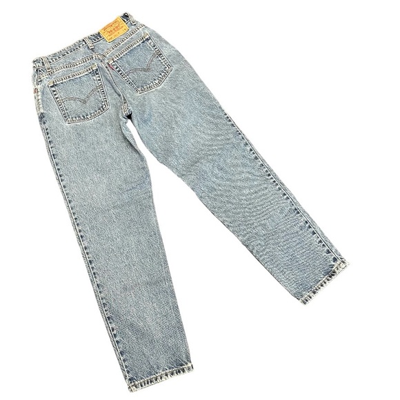 Levi’s Relaxed Fit Tapered Leg 550 Jeans Size 10 REG M Medium Blue Wash - Picture 6 of 10